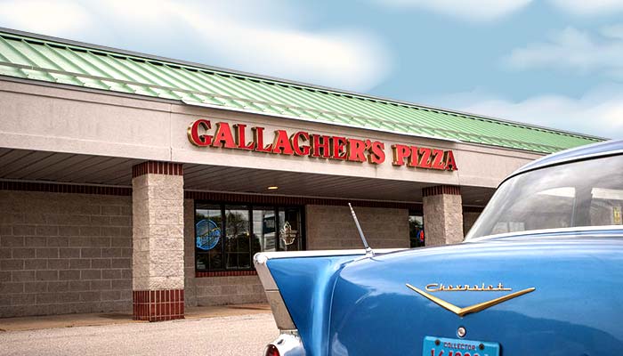 Gallagher's Pizza Italian Food Irish Spirit Fox Valley Restaurant Green Bay West, Wisconsin location